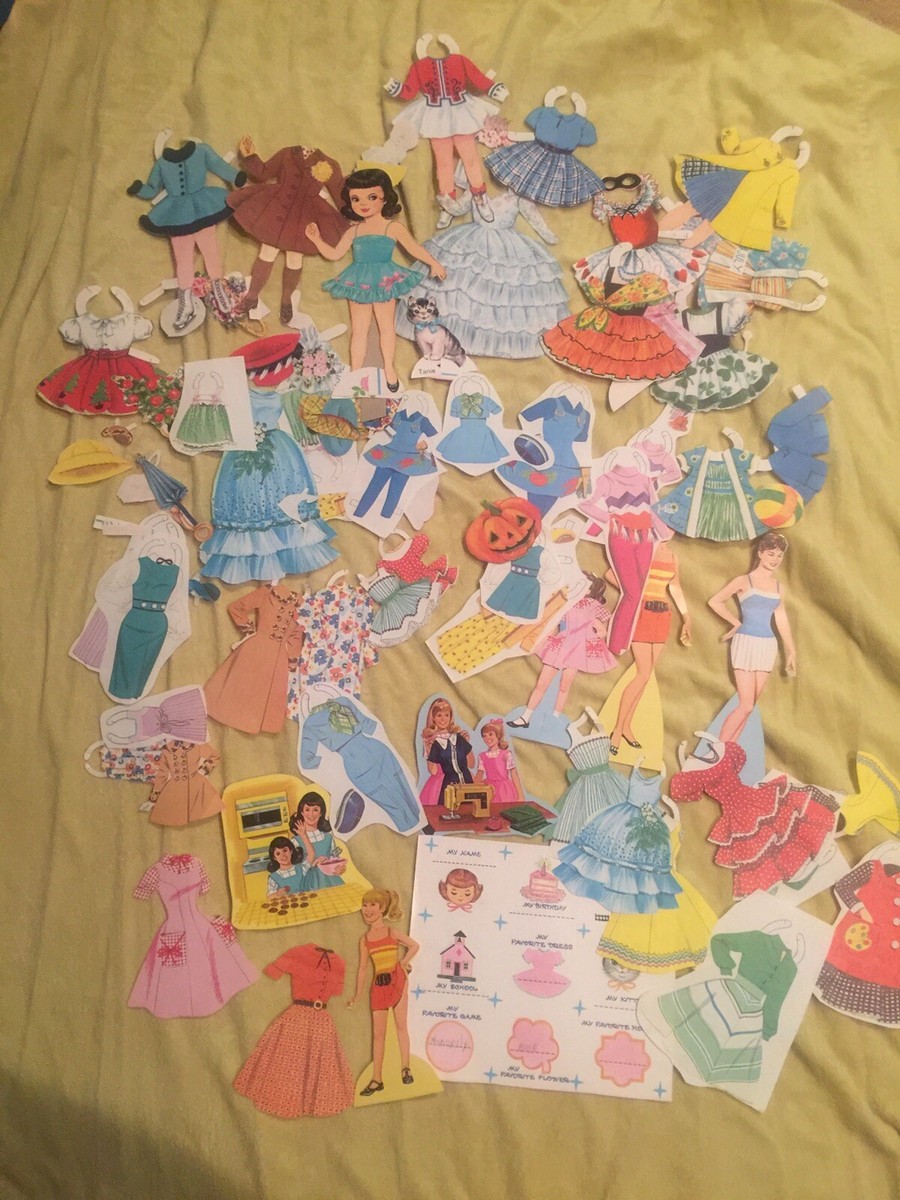 Vintage Paper Doll Collection 50's 60's | eBay