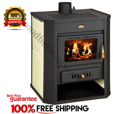Wood Burning Stove Back Boiler Fireplace Prity WD W15 19kw. EcoDesign 2022  | eBay