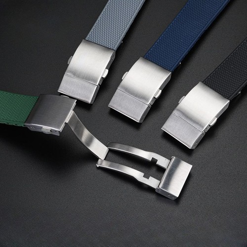 Men's Silicone Watchband Fit For Longines L3.742/644 Sports Series Watch Strap - Picture 14 of 28