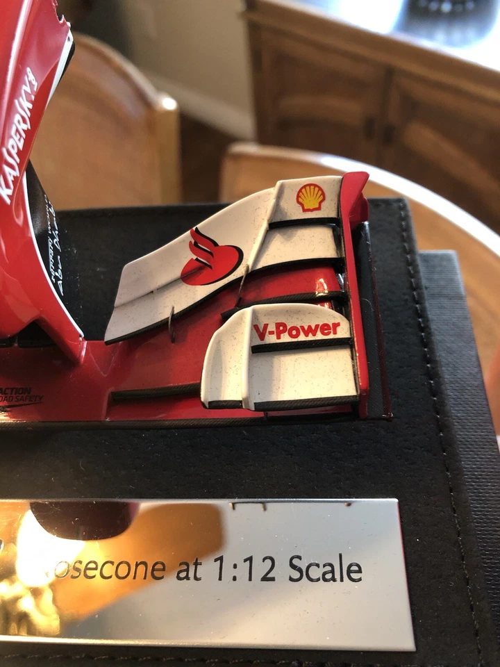 Mint Amalgam Ferrari  F138  1/12 Nosecone Fernando Alonso 2013 Rare F1 Display  - Image 3 of 4