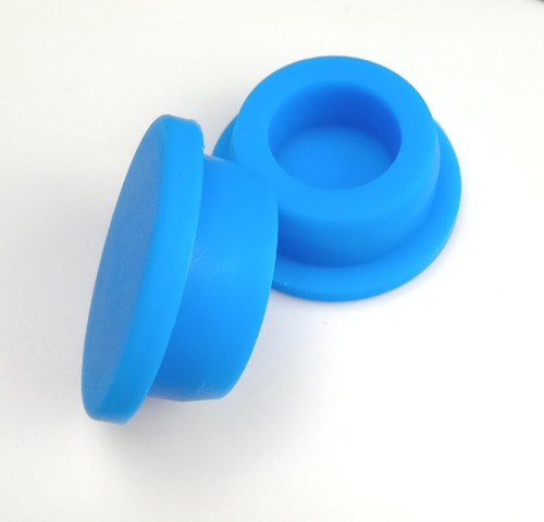 Round Solid/With Hole Silicone Seal Hole Plug Blanking End Caps Blue 13mm~48.5mm - Picture 9 of 10