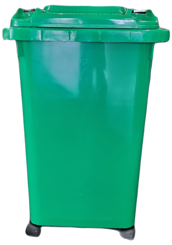 New 50Litre Toy Storage Wheelie Bin Orange Blue Green and Grey - Picture 8 of 10