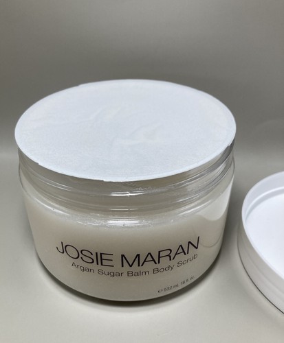 Josie Maran Argan Sugar Balm Body Scrub 18 oz Sweet Clementine Sealed - Picture 3 of 3