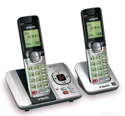 VTech CS6529-2 DECT 6.0 Phone Answering System with Caller ID/Call Silver
