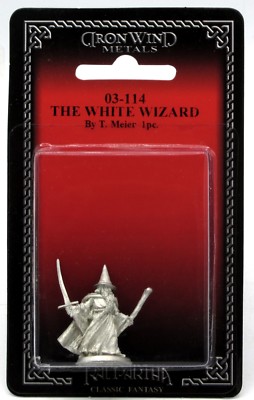 Ral Partha 03-114 The White Wizard (Player Characters) Sorcerer Warrior-Mage NIB