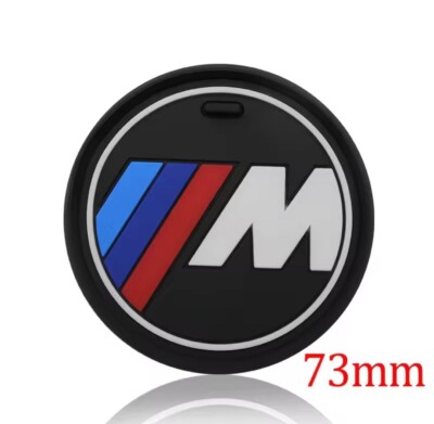 2X M-Logo Silikon Anti-Rutsch Auto Cup Halter Untersetzer 73mm