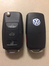 new pair volkswagen keyless entry remote key fob oem transmitter uncut 753 H