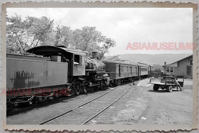 50s BEDFORD MIDDLESEX MASSACHUSETTS RAILWAY STATION VINTAGE USA Photograph 10932