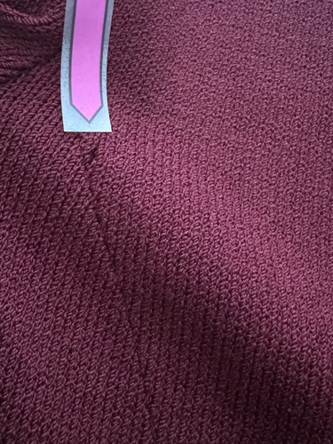 Maglione Santana maglia orlo strass bordeaux sera St. John full zip tg 12 - Foto 6 di 9