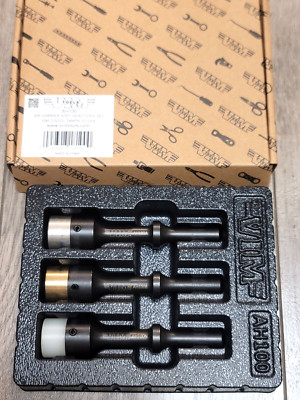 Vim Tools 3pc Soft Face .401'' Air Hammer Bit Set Nylon, Brass, Aluminum #AH100