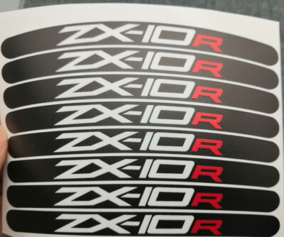 ステッカーx10 Kawasaki 636 ZX6R Sport Bike Graphic Kit (13-14) AMRデカール