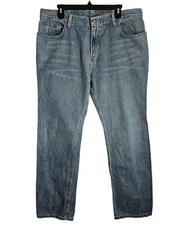 Old Navy Mens 2008 Boot-Cut Jeans 36x32 Denim Blue Y2K Casual Wear