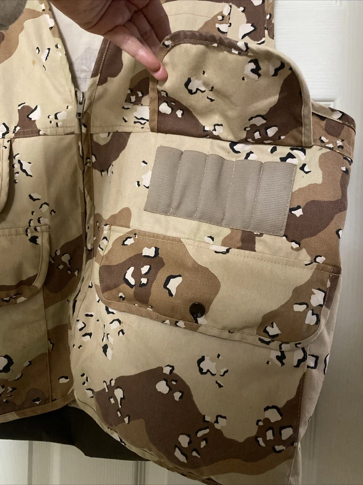 Vintage Sport line Sportswear Hunting Fowl/ Duck Camouflage Vest Size XL - Image 4 of 4