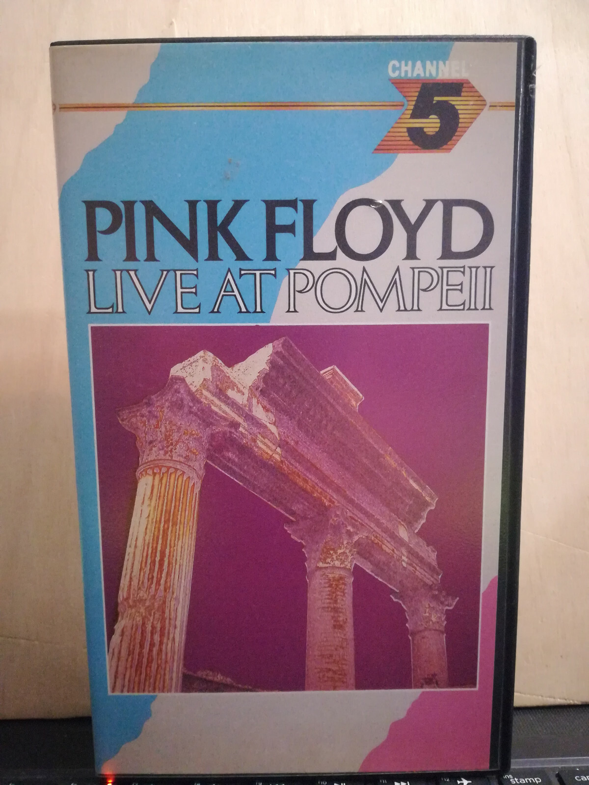 PINK FLOYD LIVE AT POMPEI VHS VIDEOCASSETTA IMPORT U.K. NUOVA 1986