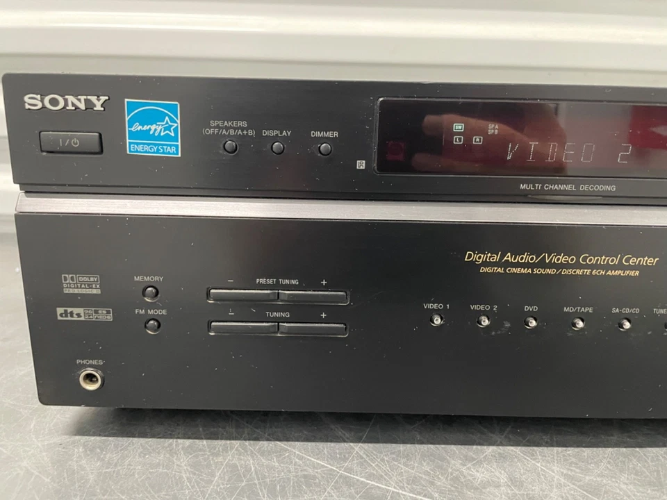 Sony STR-DE597 A/V Receiver -6.1 Channel Home Theater Stereo 540W - Image 2 of 4