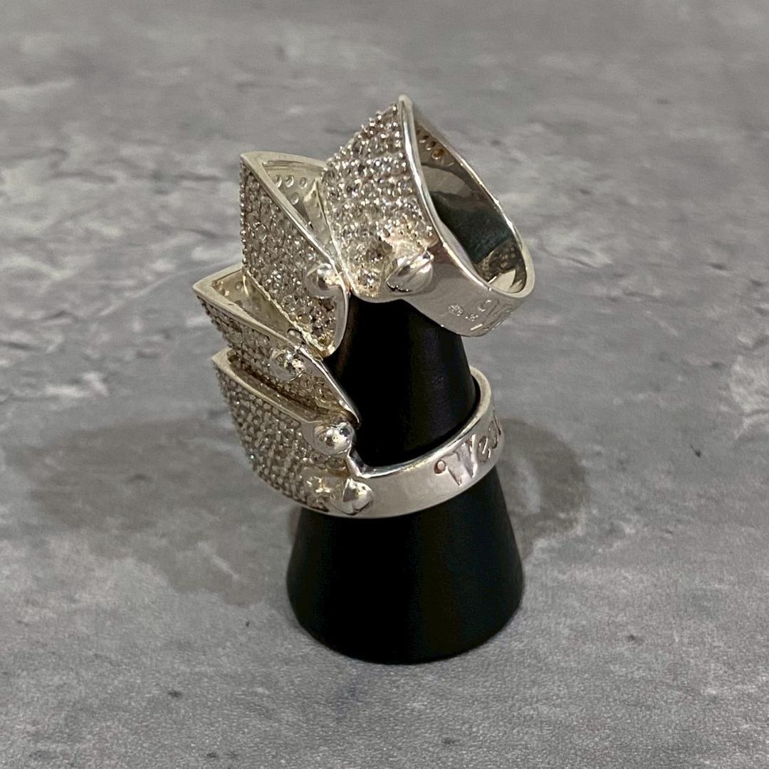アクセサリー Vivienne Westwood - armor ring Vivienne Westwood Armor Ring Size 11 Silver925 Authentic
