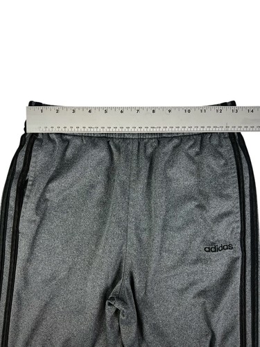 Adidas Youth Dark Grey Fleece Lined 3 Stripe Pants Sweatpants Size XL 18/20 - Picture 4 of 7