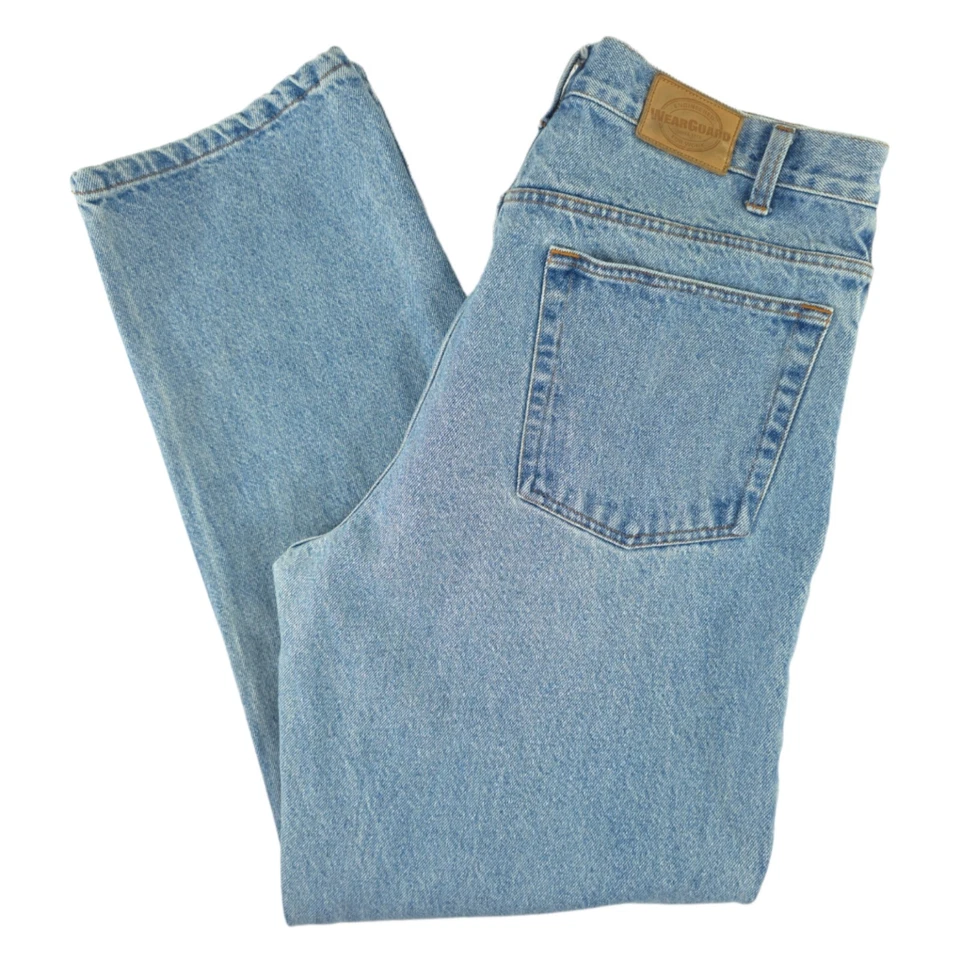 VINTAGE WEARGUARD JEANS MEN'S SIZE 36x32 RELAXED FIT CLASSIC DENIM WORK PANTS .. - Image 4 of 4