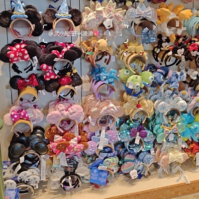 110 Styles Disney Parks Mickey Magical Bow Minnie Mouse Ears Bow Headband Cos