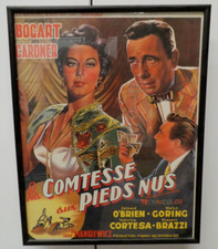 VINTAGE LA COMTESSE PIEDS NUS TECHNICOLOUR DAYBILL MOVIE POSTER BOGART GARDNER