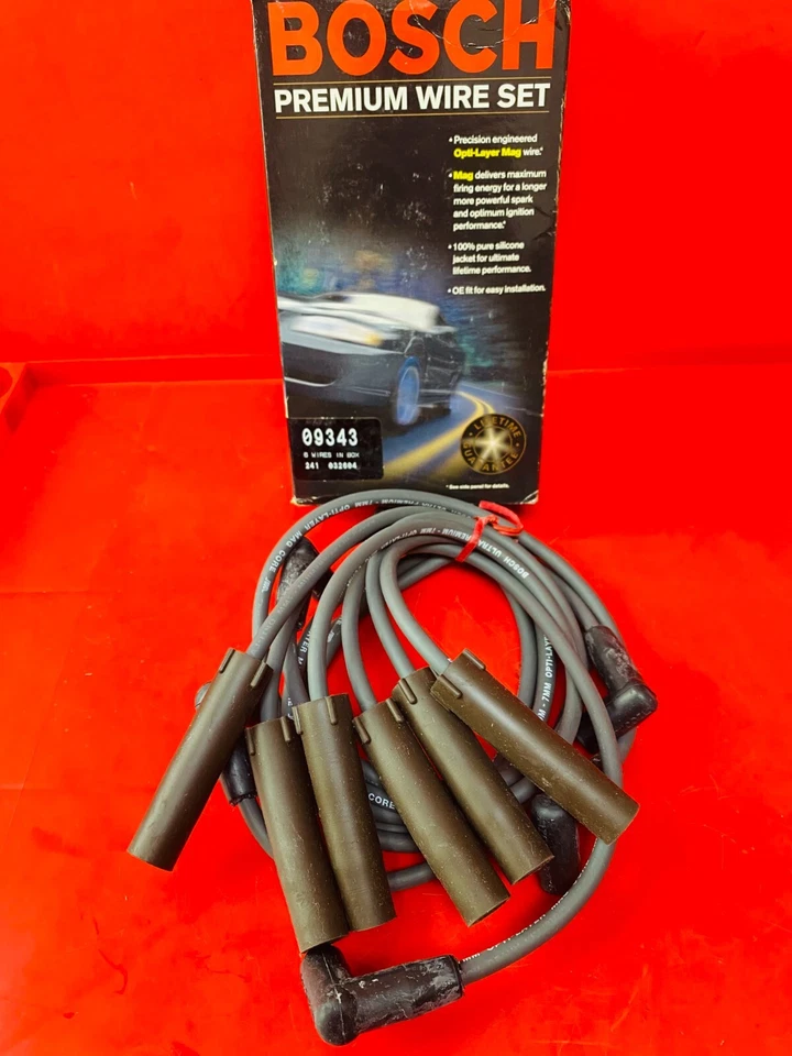 Juego de cables de bujía BOSCH 09343 para 93-95 Chevrolet Camaro Pontiac Firebird Foto 2 de 2