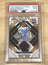 Julio Rodriguez 2020 Elite Extra Edition Prospect Materials Black #PM-JR PSA 9