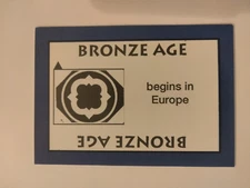 PERSPECTIVE Time Line Game 1992 used BRONZE AGE World History free shipping