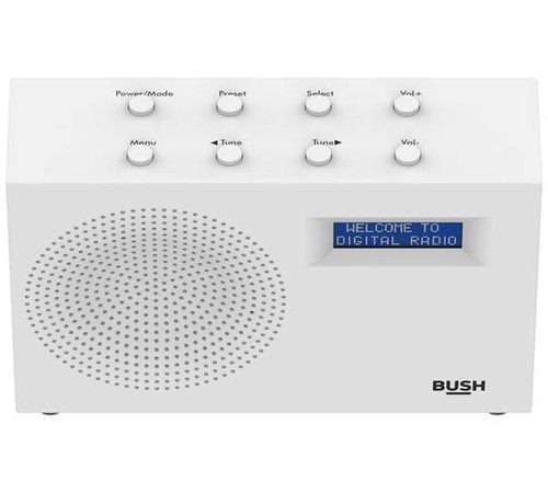 Radio compacta Bush DAB y FM - blanca (B+) - Imagen 7 de 8