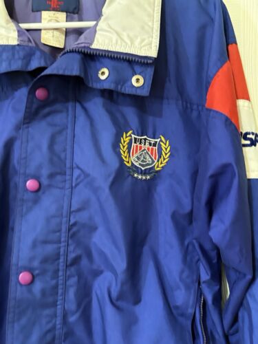 Giacca nylon Atlanta Olympic US Equestrian Team '96 di Millers blu media vintage - Foto 2 di 14