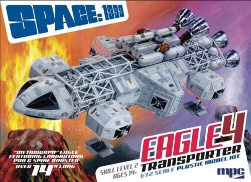 MPC 1:72 SCALE Space:1999 Eagle 4 Transporter W/LAB POD & SPINE BOOSTER KIT #979 - Picture 1 of 1