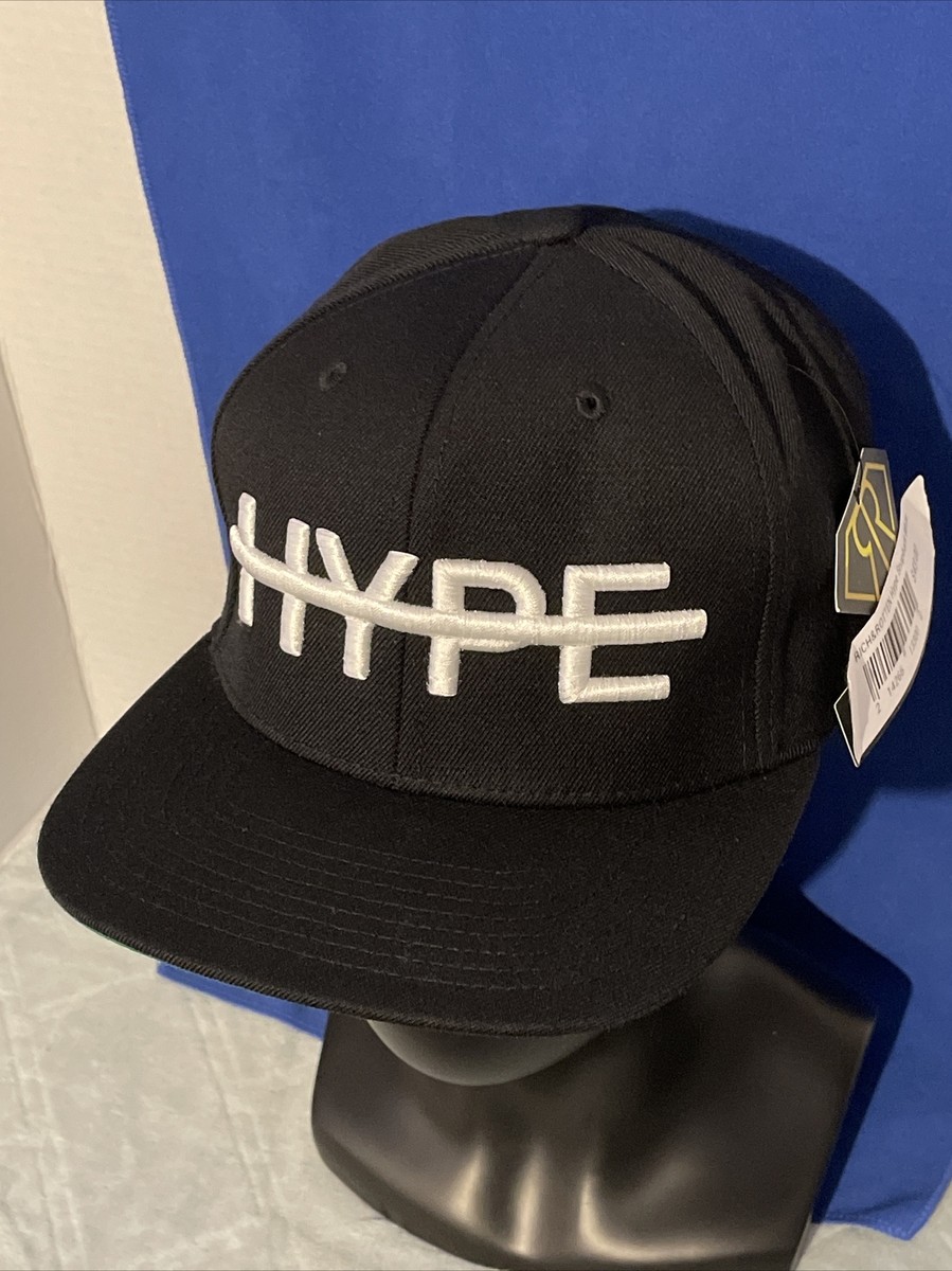 Rich & Rotten White HYPE Logo Adjustable Snapback Black Hat  display picture 1