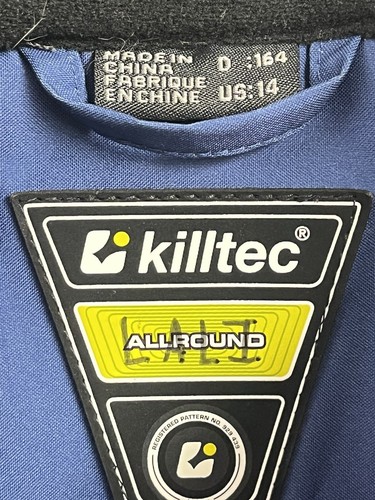Killtec Ski Jacket Parka Winter Coat Navy Blue Kids Sz 14 XL Hooded - Picture 4 of 8