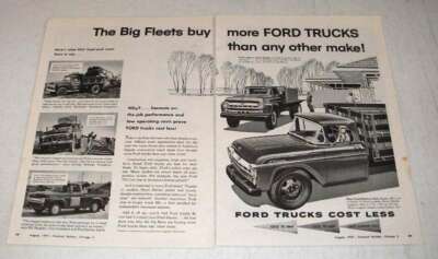 1957 Ford Truck Ad - Big Fleets Buy More Trucks