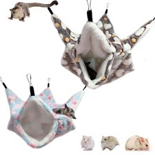 Pet Ferret Rat Squirrel Bird Hamster Hammock Hanging Cage Nest Bed House Toys AU