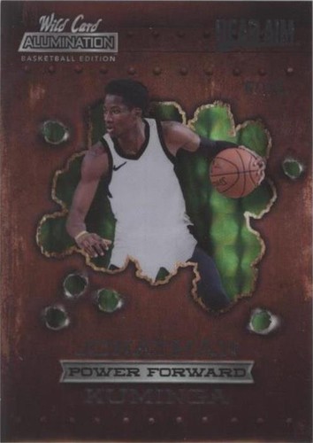 Jonathan Kuminga /199 Rookie Wild Card Alumination 2022 Card #ABC