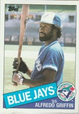 FREE SHIPPING-MINT-1985 Topps #361 Alfredo Griffin Blue Jays PLUS BONUS CARDS