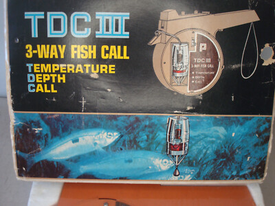 Vintage TDC III 3 Way Fish Call new sealed in original box 1973