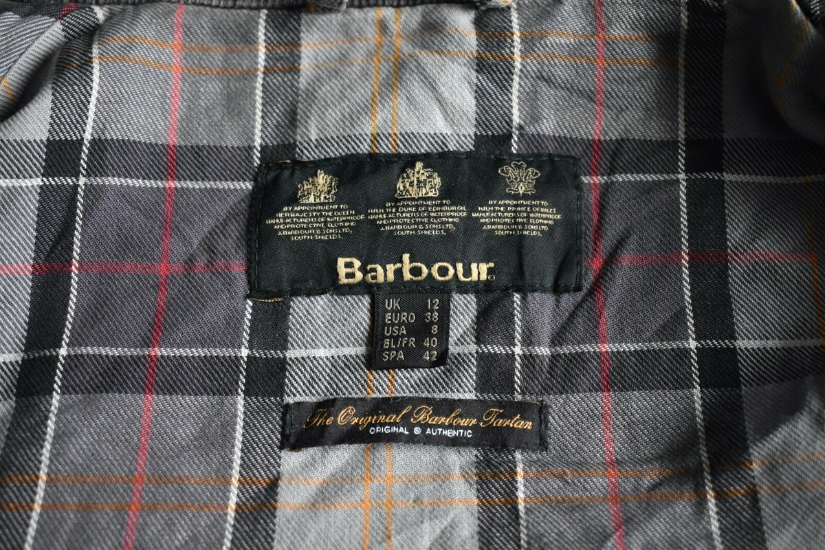 Womens BARBOUR International Black Wax Motorcycle Jacket Womens BARBOUR International Black Wax Motorcycle Jacket