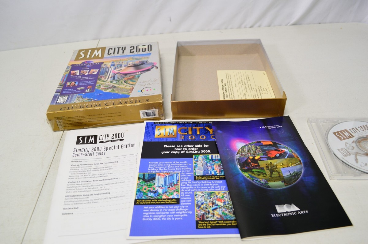 未開封　シムシティ2000 スペシャルエディション for Mac SimCity 2000 Special Edition (Apple Macintosh) Multi-Signed