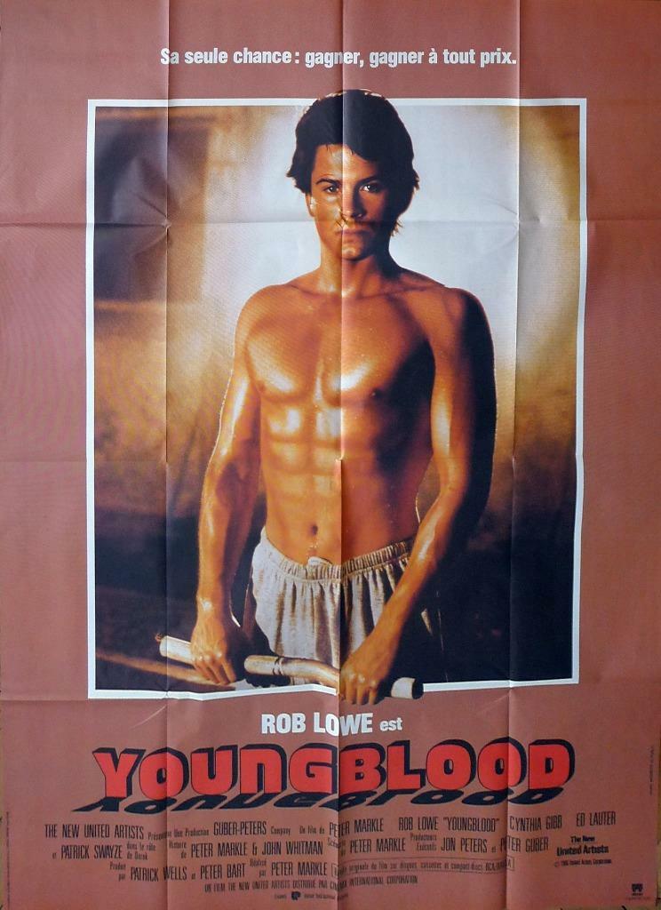 YOUNGBLOOD ROB LOWE / HOCKEY TEAM / SPORT ORIGINAL LARGE MOVIE