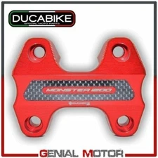 Red Alloy Handlebar Block BM04A Ducabike Ducati Monster 1200 S Stripes 2016