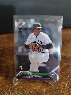Mason Miller Oakland Athletics ROOKIE Debut 2023 MLB Topps