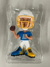 JUSTIN HERBERT LOS ANGELES CHARGERS 4.5" FOCO Vinyl NFL SHOWSTOMPERZ BOBBLEHEAD