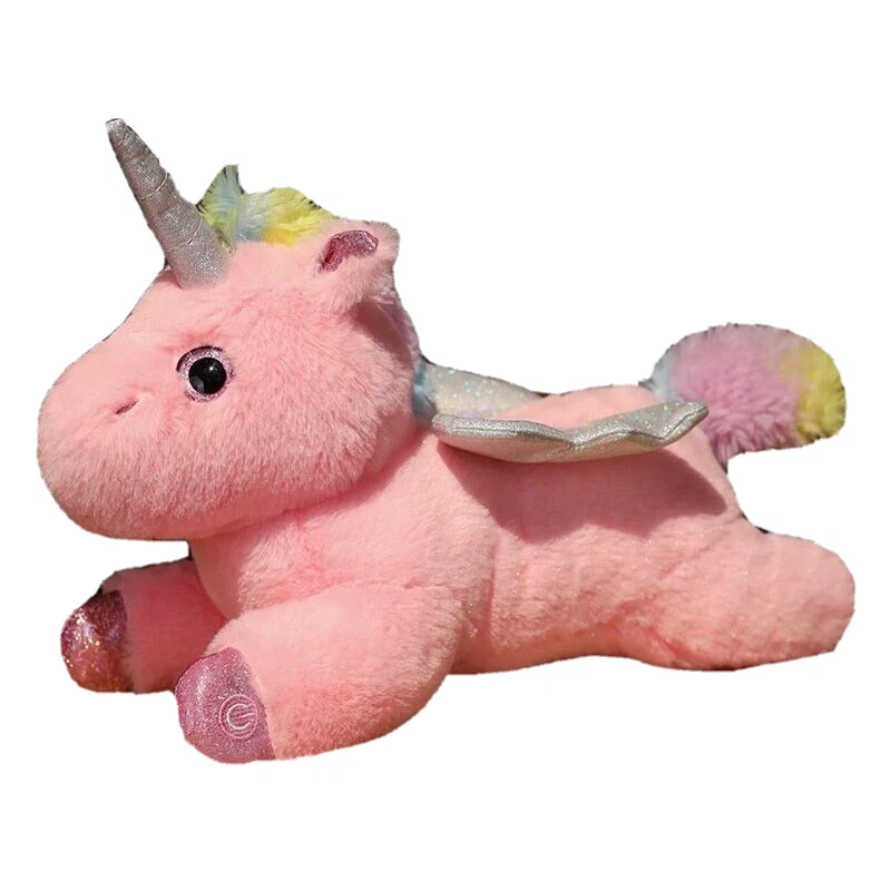 Light up Stuffed Unicorn Soft Plush Toy with LED Night Lights Glow