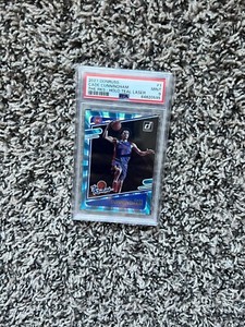 Cade Cunningham The Rookies HOLO Teal Laser 2021-2022 Donruss Pistons PSA 9 Mint