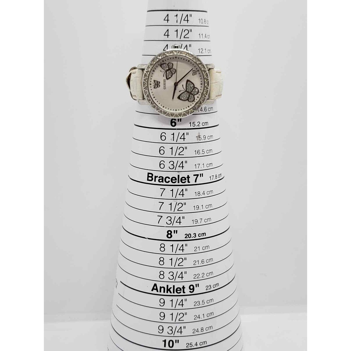 Guess women\'s butterfly face watch. Jeweled bevel.G755990L Working watch Guess women main image 3