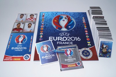 PANINI Euro 16 France 2016 - Komplettset Album + 84 Updates Star Edition Schweiz