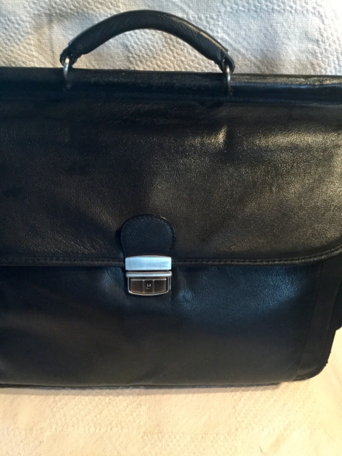 bellino leather briefcase