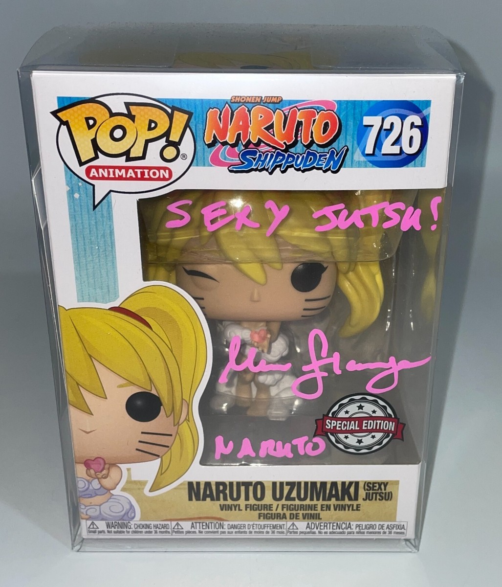 MAILE FLANAGAN Signed NARUTO UZUMAKI Sexy Jutsu FUNKO POP Vinyl