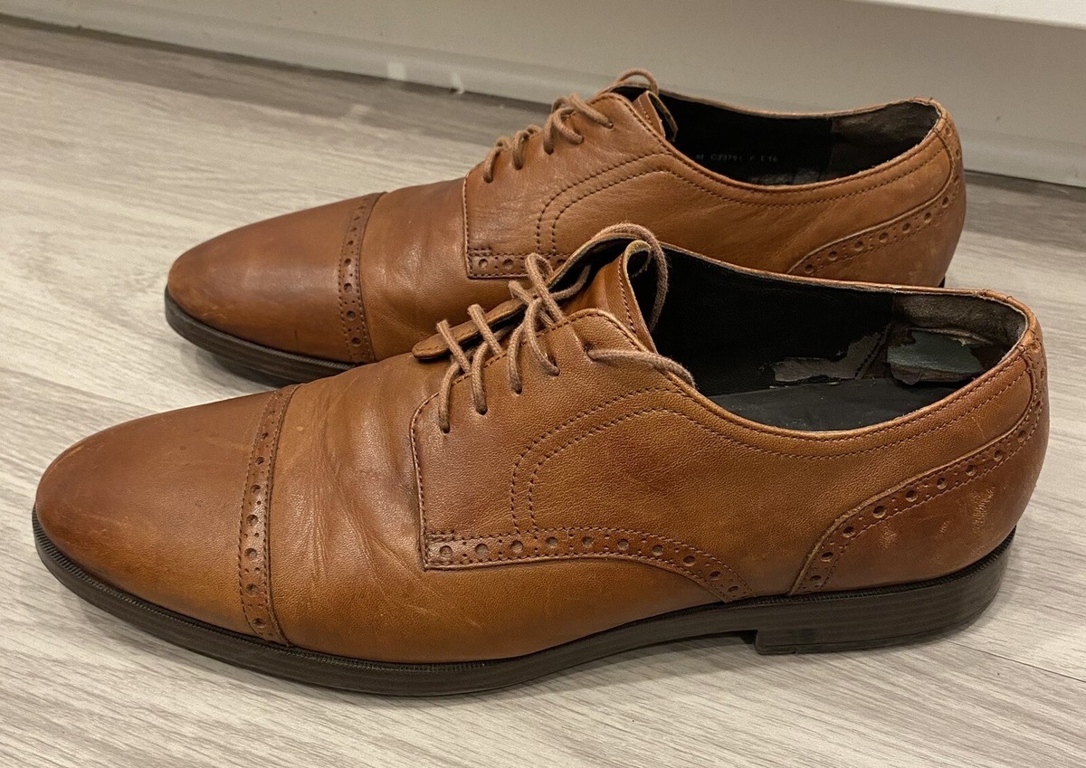 靴 COLE HAAN Jefferson Ground Cap Oxford Cole Haan Men's Dress Shoes Jefferson Grand Cap Toe Oxford
